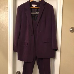 Purple pant suite